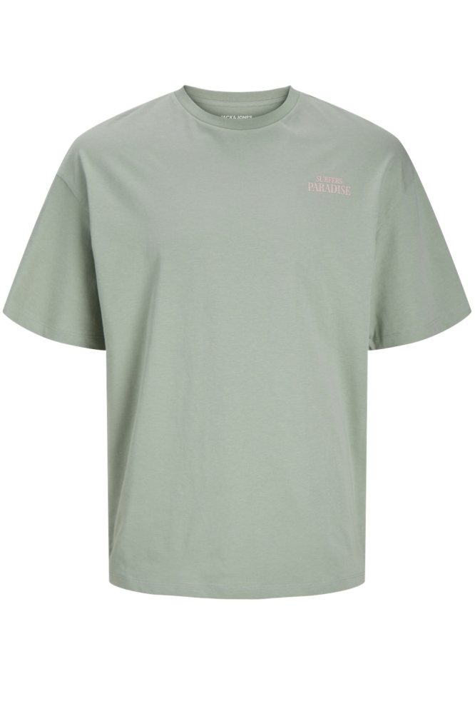 JJEAMES TEE SS CREW NECK 12268471 ICEBERG GREEN